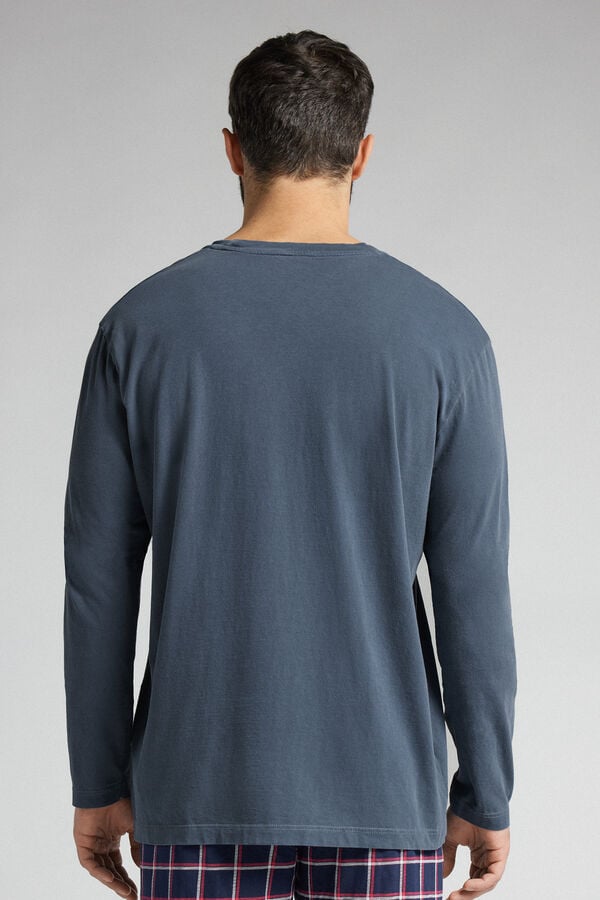 Intimissimi Camiseta Manga Larga de Algodón Washed Collection