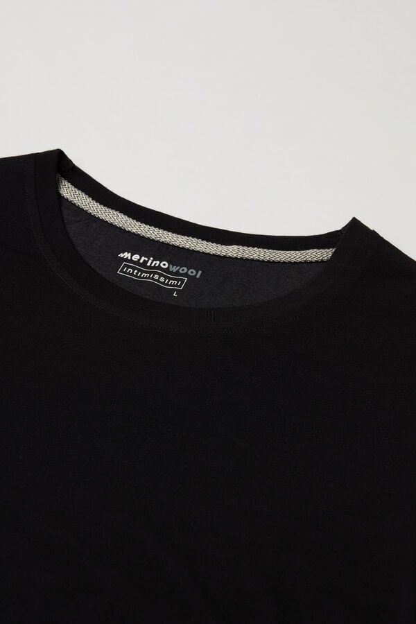 Intimissimi Camiseta Manga Larga De Lana Merina Escote Redondo