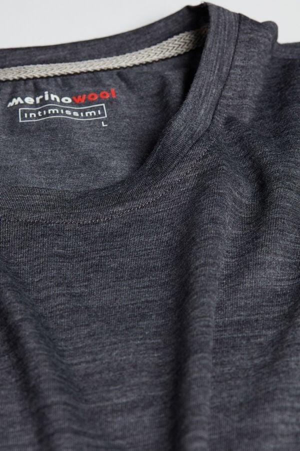 Intimissimi Camiseta Manga Larga De Lana Merina Escote Redondo