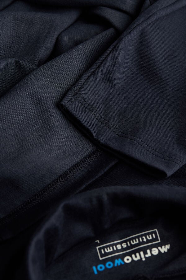 Intimissimi Camiseta Manga Larga Lana Merina Cuello Alto