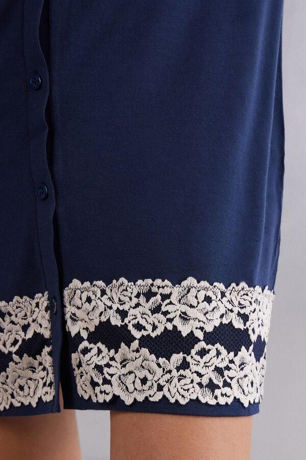 Intimissimi Camisón con Abertura Frontal Pretty Flower