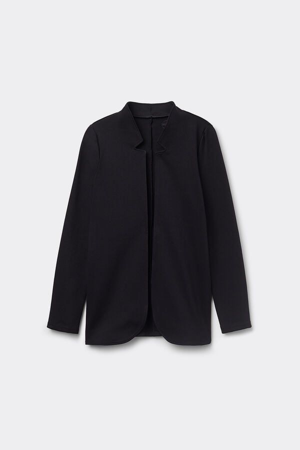 Intimissimi Cárdigan Manga Larga En Interlock De Algodón