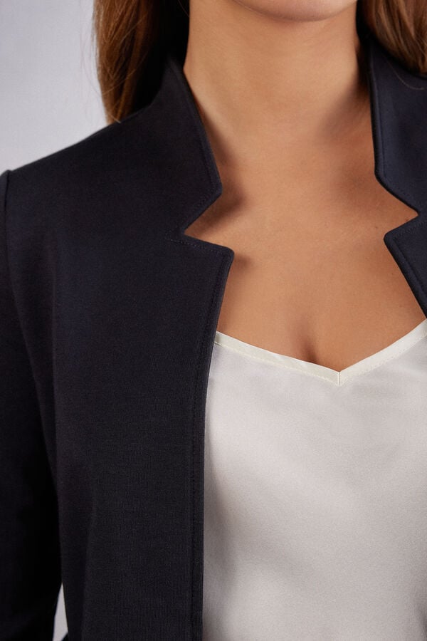 Intimissimi Cárdigan Manga Larga en Interlock de Algodón