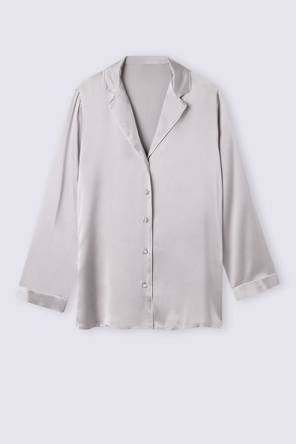 Intimissimi Chaqueta Corte Masculino De Raso De Seda