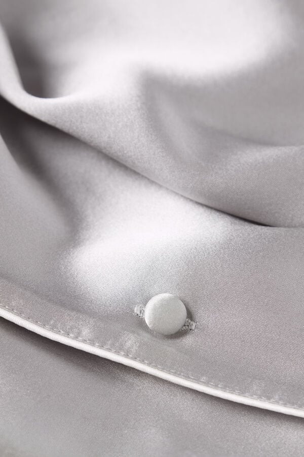 Intimissimi Chaqueta Corte Masculino De Raso De Seda