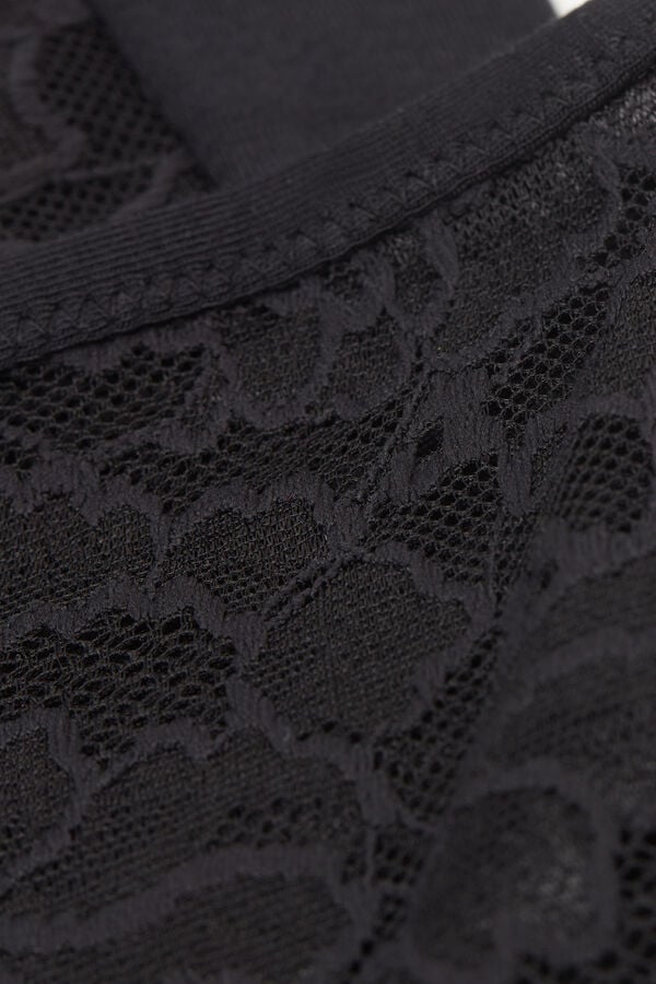 Intimissimi Culotte Brasileño De Talle Alto De Encaje Delicate Pieces