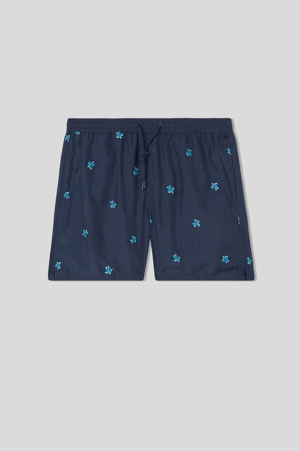 Intimissimi Bañador Bóxer Con Bordado De Tortugas