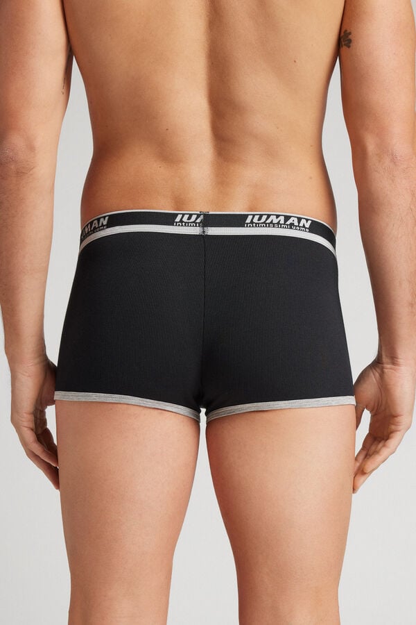 Intimissimi Bóxer de Algodón Superior de Canalé