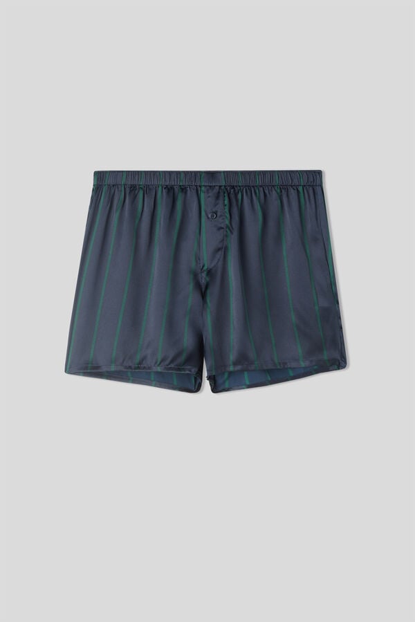 Intimissimi Bóxer De Seda Con Estampado De Rayas