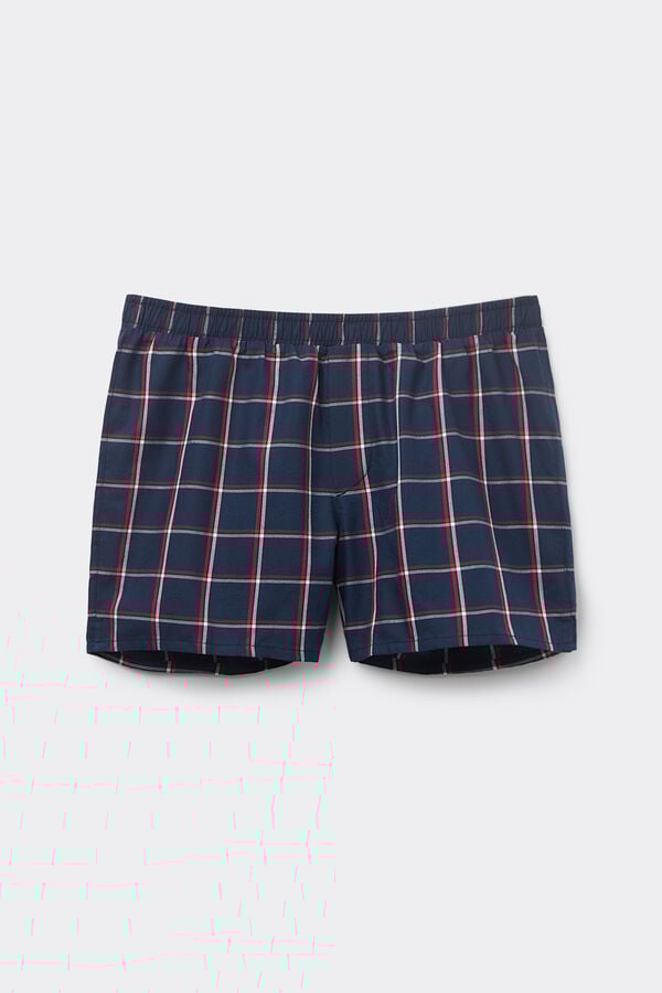 Intimissimi Boxer De Tela Con Fantasia