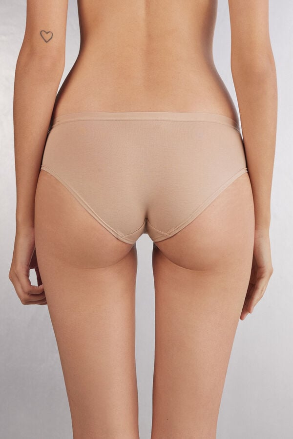 Intimissimi Braga Ancha De Algodón De Talle Medio