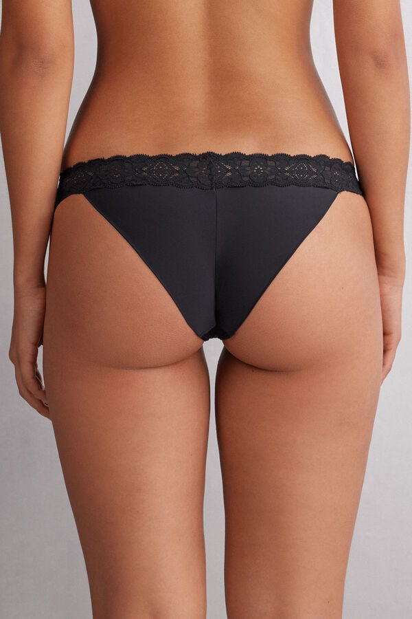 Intimissimi Braga Brasileña De Encaje Y Microfibra