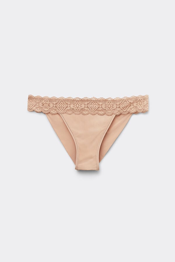 Intimissimi Braga Brasileña De Encaje Y Microfibra
