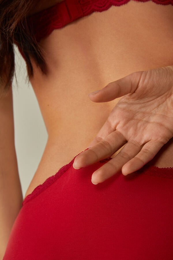 Intimissimi Braga De Blonda Con Encaje Y Algodón