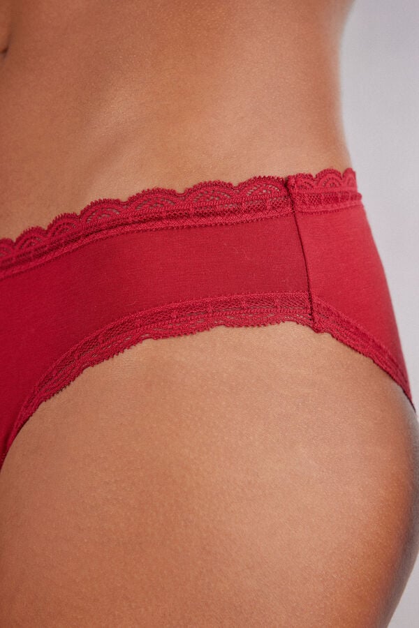 Intimissimi Braga de blonda con encaje y algodón