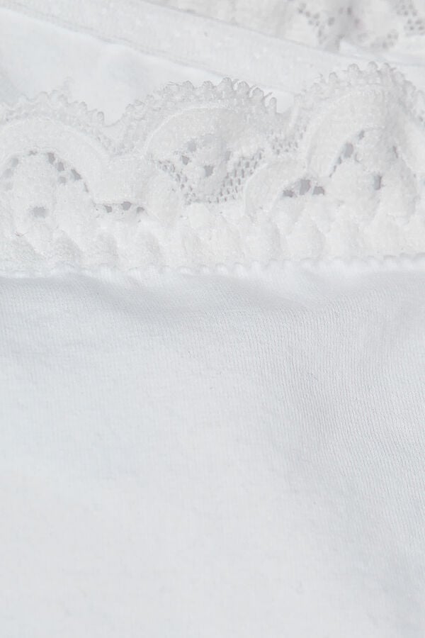 Intimissimi Brasileña De Algodón Y Encaje