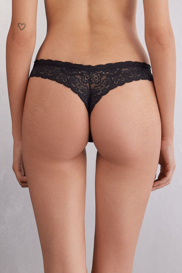 Intimissimi Brasileña De Encaje Estilo Años 80