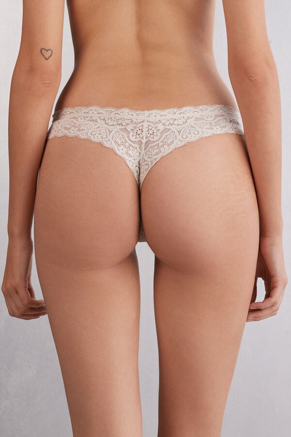 Intimissimi Brasileña De Encaje Estilo Años 80