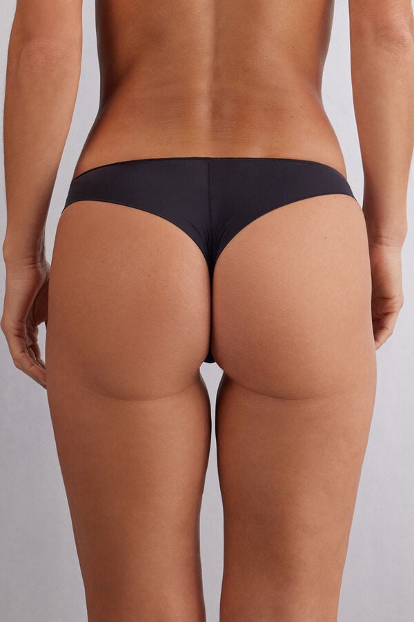 Intimissimi Brasileña De Encaje Y Microfibra