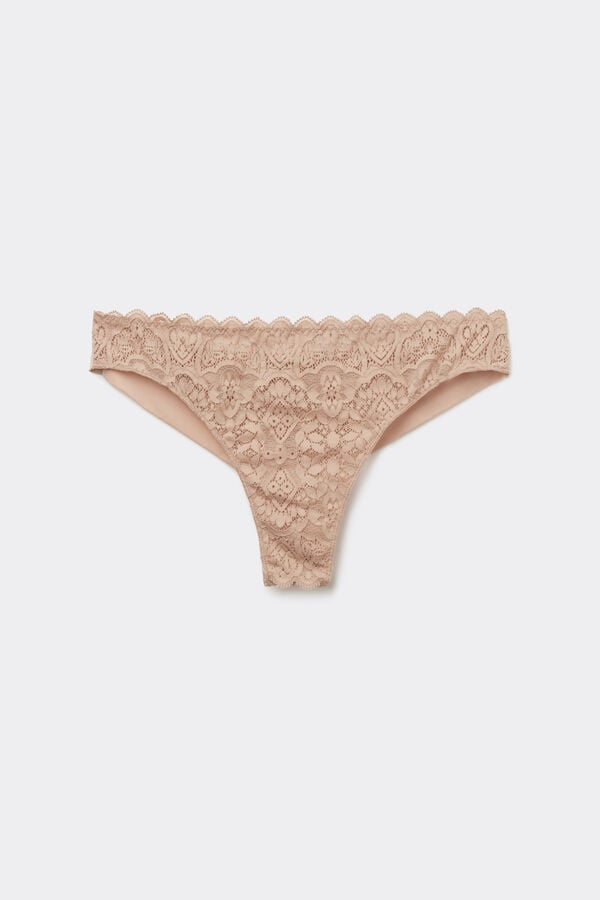 Intimissimi Brasileña De Encaje Y Microfibra