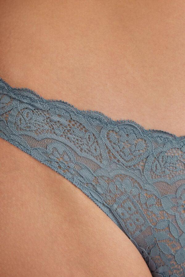 Intimissimi Brasileña de Encaje y Microfibra