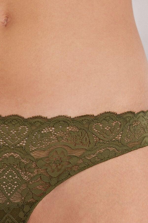 Intimissimi Brasileña de Encaje y Microfibra