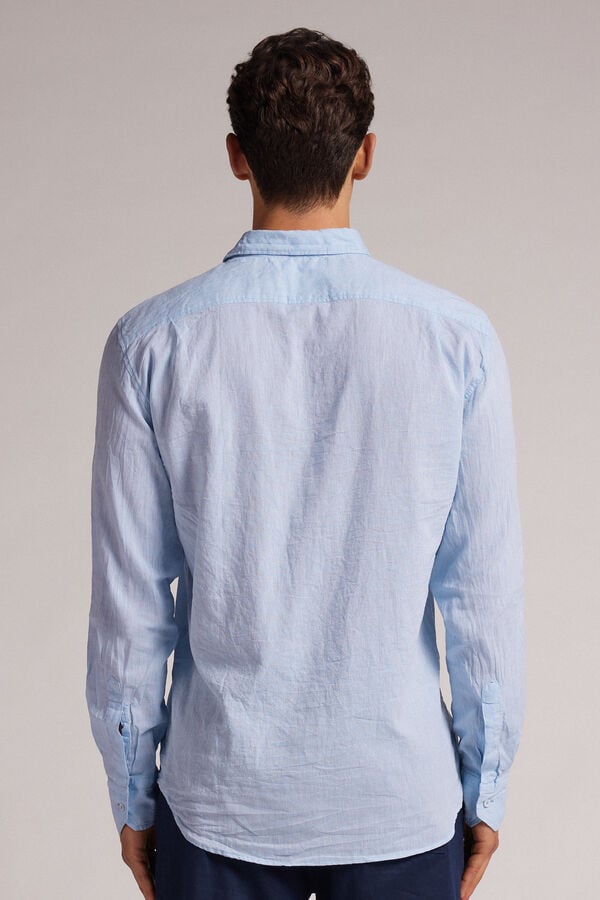 Intimissimi Camisa De Lino Y Algodón