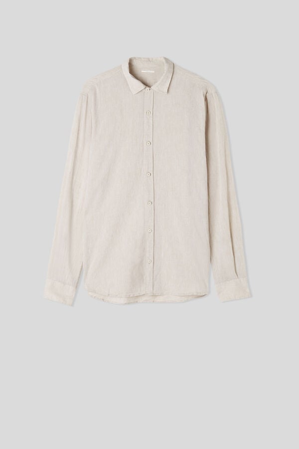 Intimissimi Camisa De Lino Y Algodón