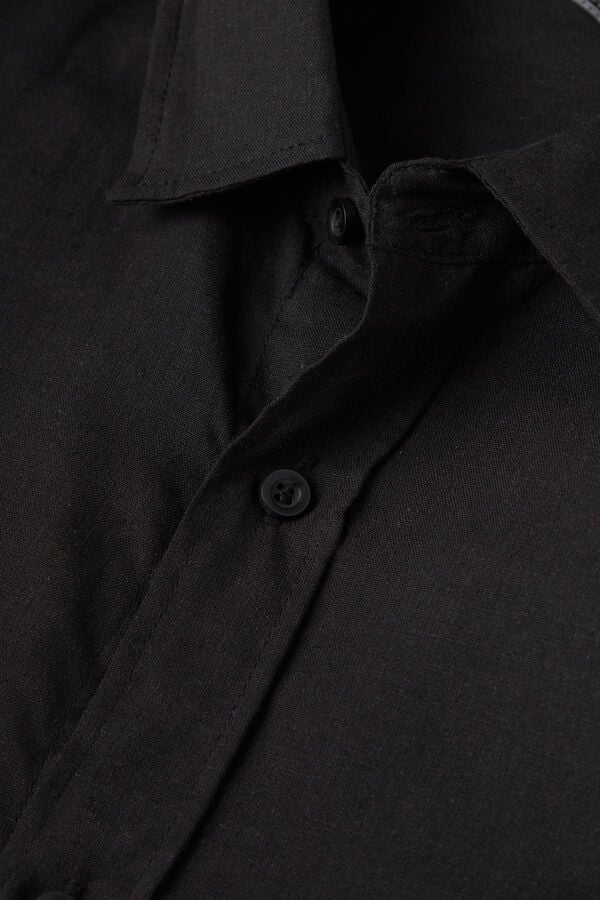 Intimissimi Camisa De Lino Y Algodón