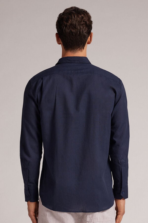 Intimissimi Camisa de Lino y Algodón