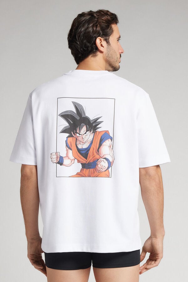 Intimissimi Camiseta de Algodón Dragon Ball Z