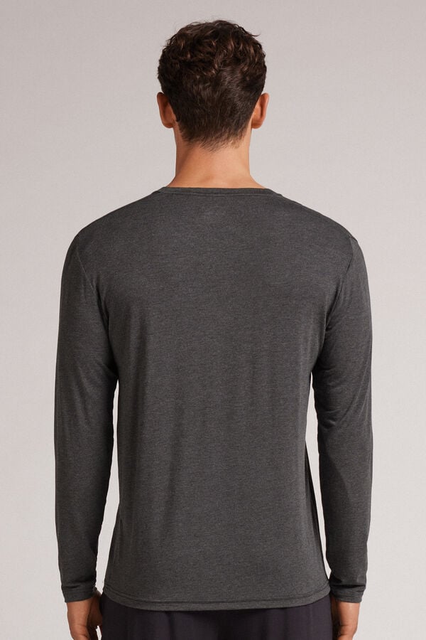 Intimissimi Camiseta de Manga Larga Soft Silk