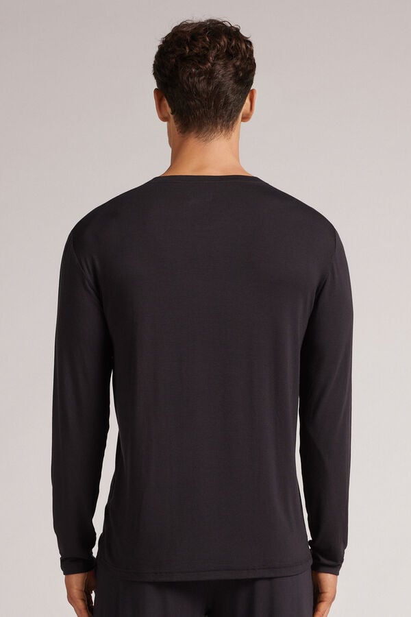 Intimissimi Camiseta de Manga Larga Soft Silk