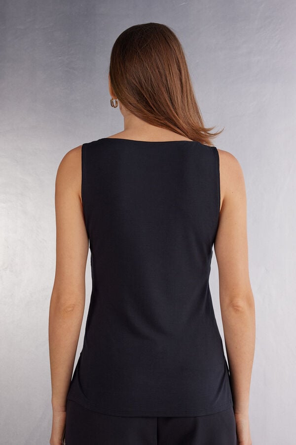 Intimissimi Camiseta De Tirantes De Seda Y Modal