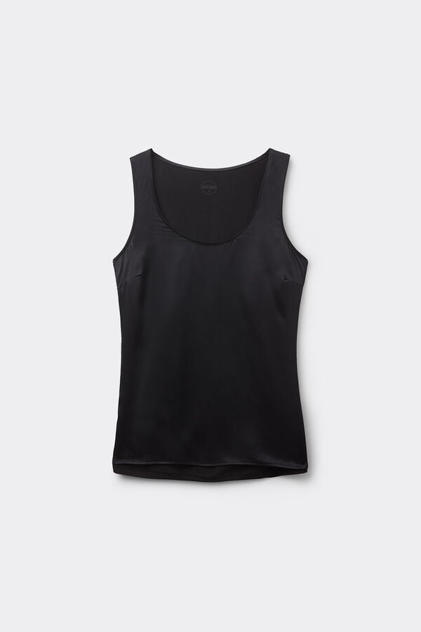 Intimissimi Camiseta De Tirantes De Seda Y Modal