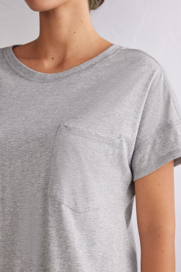 Intimissimi Camisón de Algodón Ultrafresh