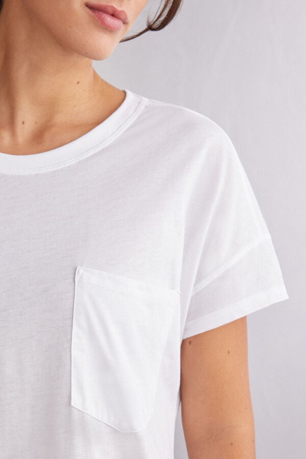 Intimissimi Camisón de Algodón Ultrafresh