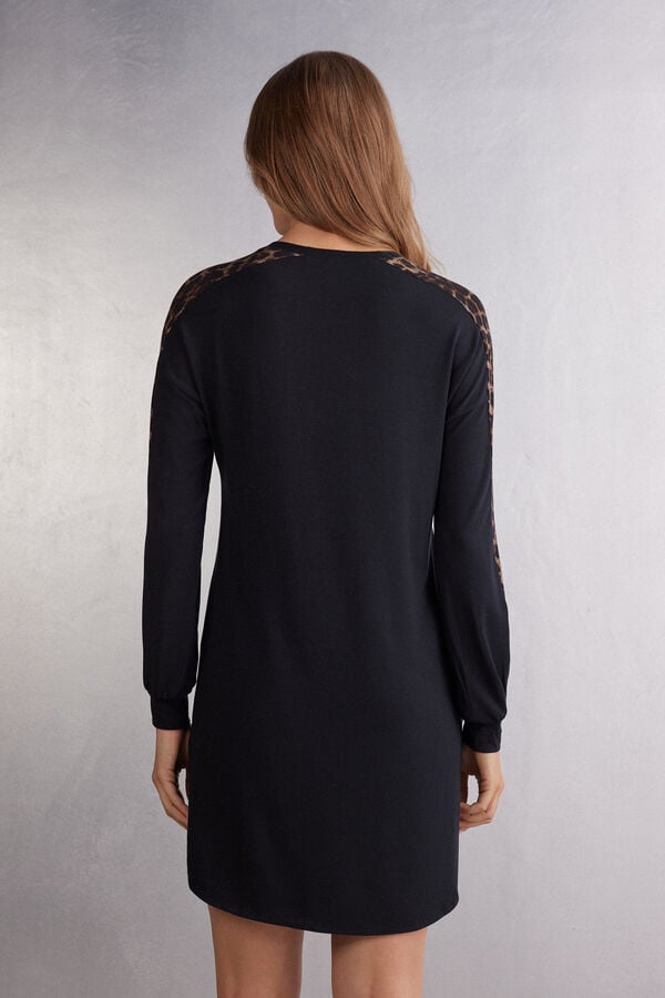 Intimissimi Camisón De Modal Luxurious Leopard