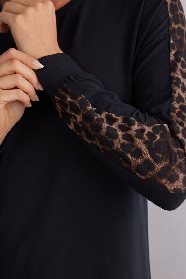 Intimissimi Camisón de Modal Luxurious Leopard