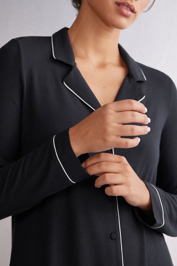 Intimissimi Chaqueta de Manga Larga de Micromodal