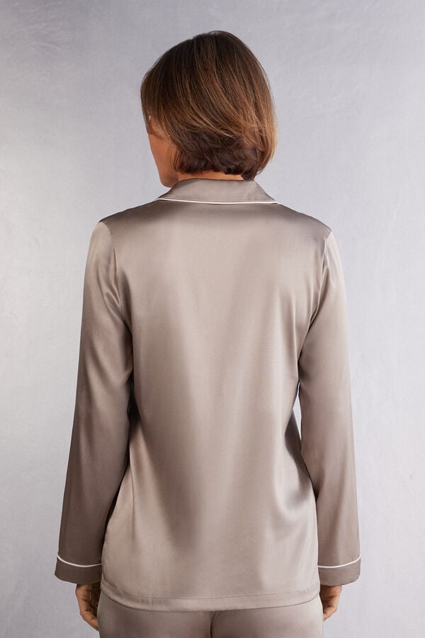 Intimissimi Chaqueta De Seda De Corte Masculino