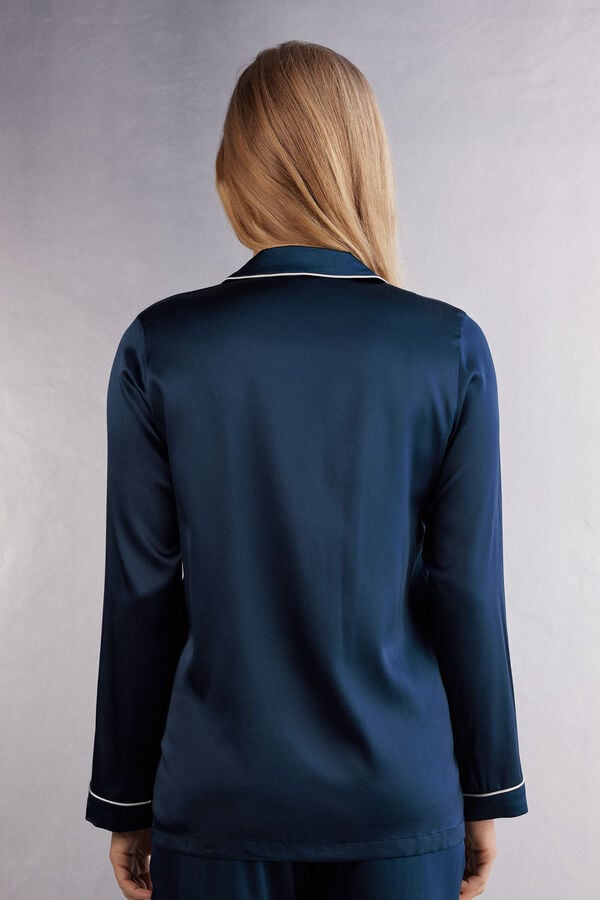 Intimissimi Chaqueta De Seda De Corte Masculino