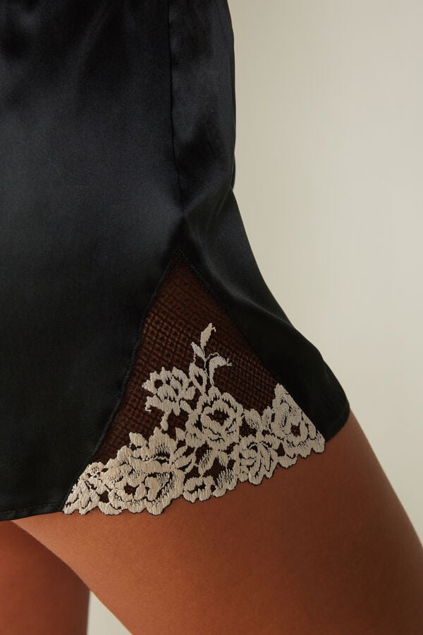 Intimissimi Pantalón Corto De Seda Pretty Flowers