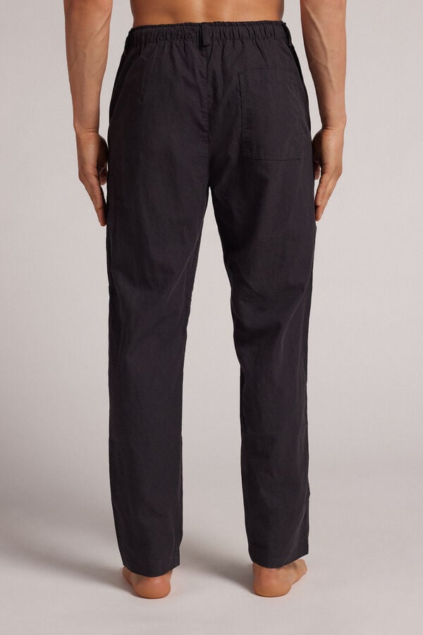 Intimissimi Pantalón Largo de Lino y Algodón