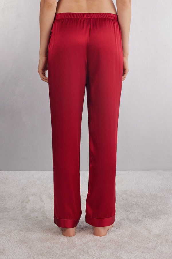 Intimissimi Pantalón Largo De Raso De Seda