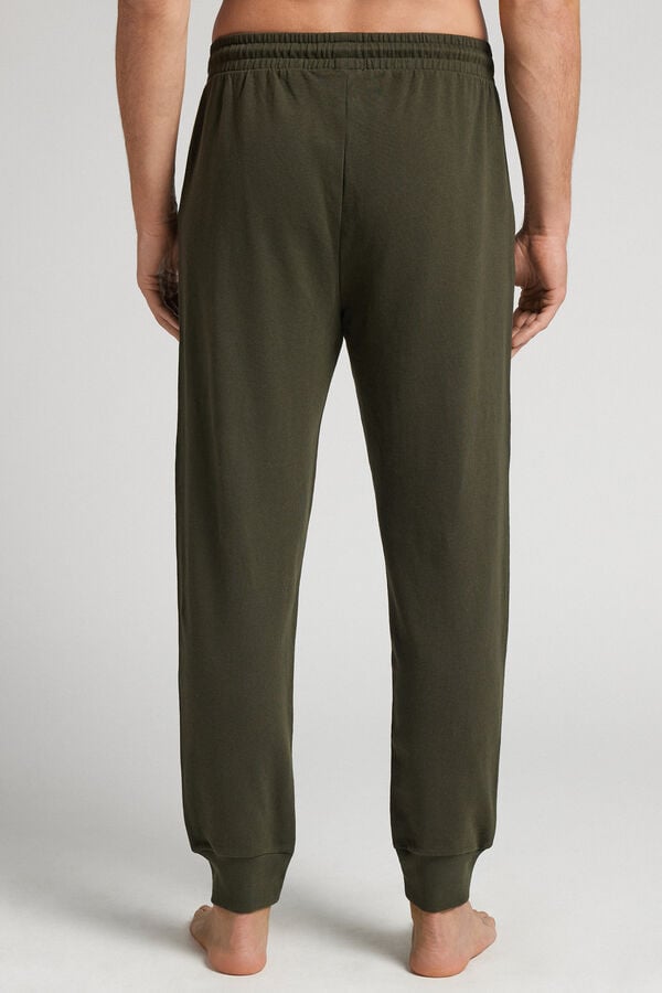 Intimissimi Pantalones Largos de Felpa de Algodón