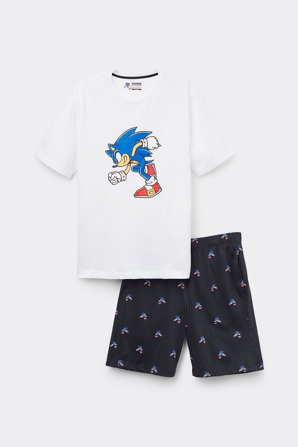 Intimissimi Pijama Corto Algodón Estampado Sonic