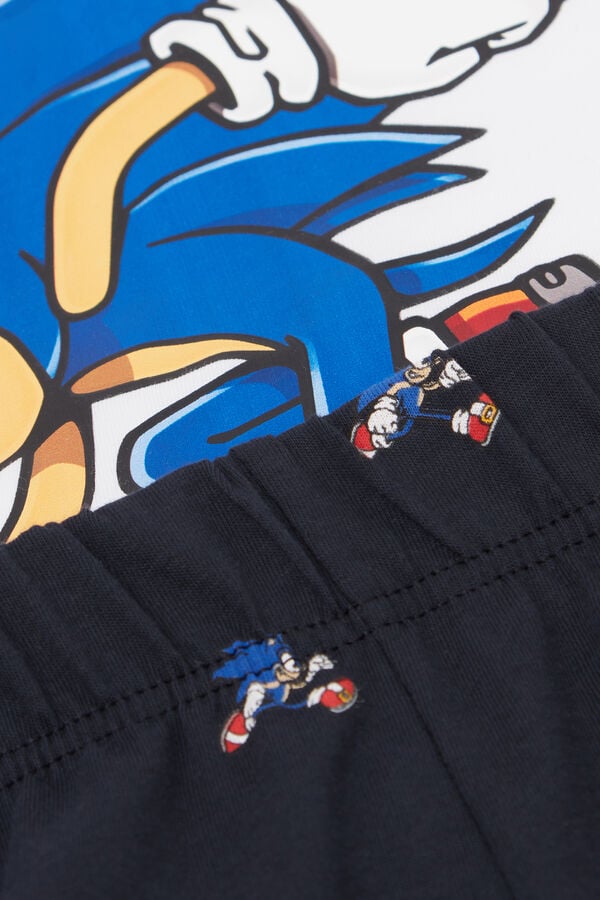 Intimissimi Pijama Corto Algodón Estampado Sonic
