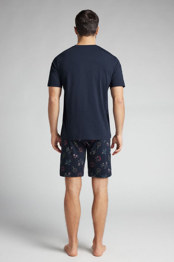 Intimissimi Pijama Corto de Algodón Super Dad