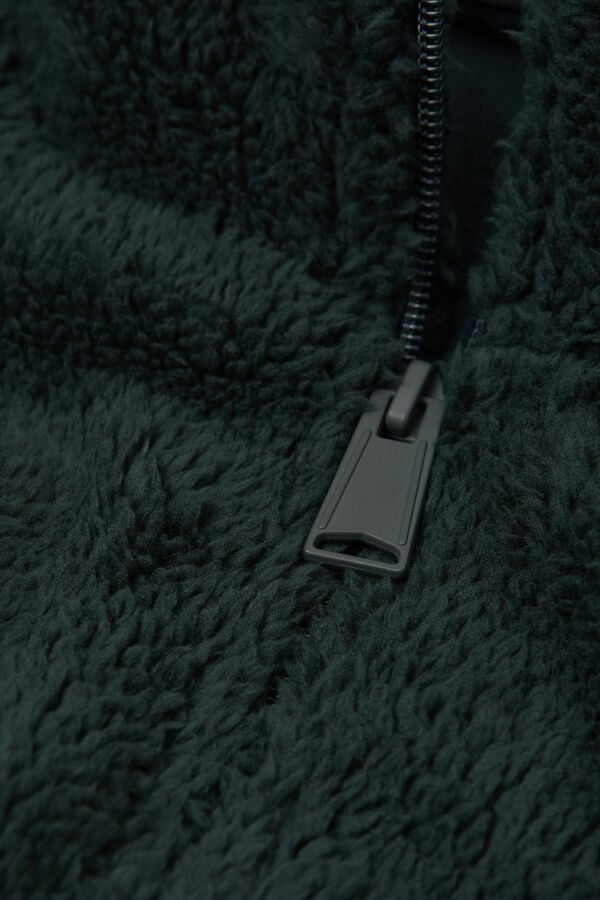 Intimissimi Sudadera Efecto Peluche Con Cremallera